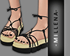Cream Sandals