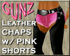 @ Pink Shorts w/ Chaps