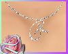 "R" Diamond Necklace