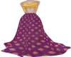 Gold and Purple Dress