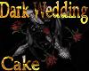 Dark Wedding Cake