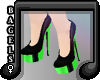 :B) Glossy.Shoes neongrn