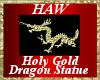 Holy Gold Dragon Statue