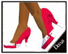 [D]Pink&White Heels