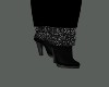 Starry Black Boots