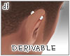 *Dona*Derivab ear stud L