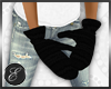 !E Knitted mittens black
