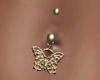 Gold Butterfly Piercing