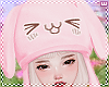 w. Pink Cute Anim. Hat