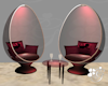 GM Valentine egg chairs