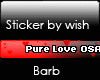 Vip Sticker Pure Love OS