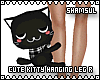 Cute Kitty Hanging Leg R
