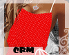 crm*red pulkodot tops