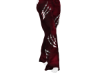 Vi Burdundy Jeans ripped