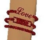 A Ruby Red Love Bracelet