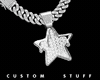 Star Drip Iced Out Chain