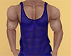 Blue Mesh Tank Top 8 (M)