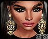Gold Skull Earrings