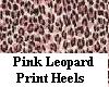 Pink Leopard Print Heels