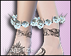 Rose Spike Anklets-