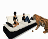 couples tiger couch