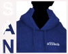 S. Deconstrct hoodie blu