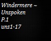 Windermere-Unspoken P1