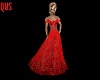 Red/ Black Wedding Dress