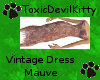 TDK!Vintage dress Mauve
