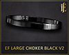 EF Large Choker Black V2