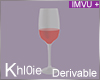 K derv wine shape glass