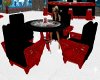 Black & Red Bar Table