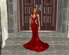 pretty red gown