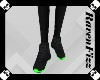 Black/Green High Tops