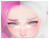 SK| Pink/White Eyebrows