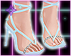🤍 Blue Strappy Heels