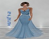 Blue  Diamond Gown
