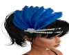 Blue  Feather Headdress