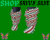 Holiday CandyStripe Boot