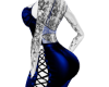 L. Leather Corset Blue