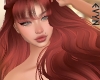 Lilja Red + bangs