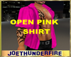 Open Pink Shirt