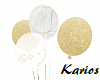 K` Wedding Ballons