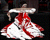 bloody wedding gown