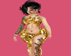 GOLD PREGGO DRESS