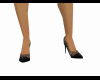 Studded heels black