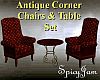 Antq Corner Chair Set Rd