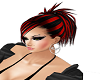 red black ponytail