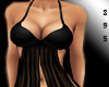 Black bikini dress