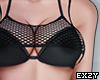 Mesh Crop Black